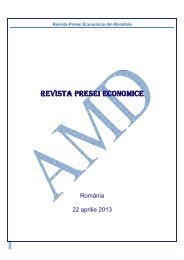 Revista Presei Economice 22 aprilie 2013
