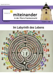 Ausgabe: 2 / 2009 - Pfarre Frankenmarkt - DiÃ¶zese Linz