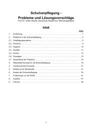 Schulverpflegung - Probleme und LÃƒÂ¶sungsvorschlÃƒÂ¤ge - AG ...