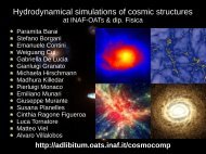 Hydrodynamical simulations of cosmic structures