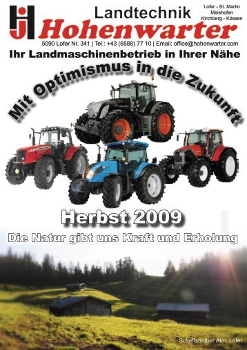 Herbst 2009 - Landtechnik Hohenwarter