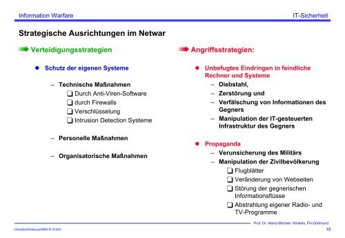 Vortrag - Prof. Dr. Heinz-Michael Winkels