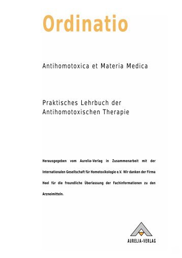 Allgemeine Regeln zum praktischen Vorgehen beim ... - Index of