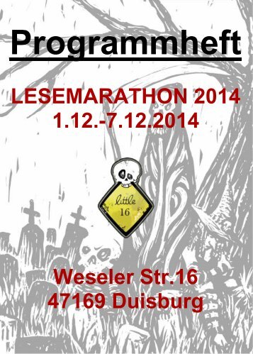 Programmheft zum LESEMARATHON