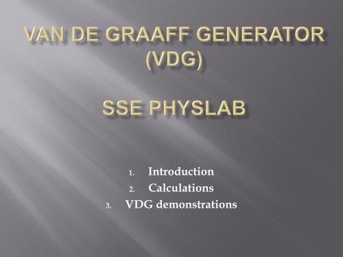 Van de Graaf generator