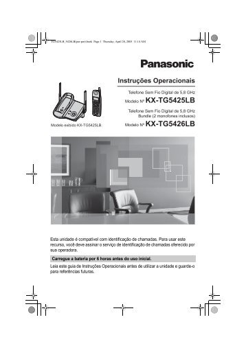 KX-TG5426LB.pdf - Panasonic