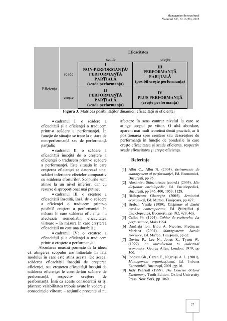 conceptul de performanÈÄ - Management Intercultural - Business ...