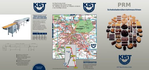 PRM Schokoladenüberziehmaschinen - Kist Maschinen - Startseite