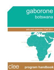 botswana - Council on International Educational Exchange