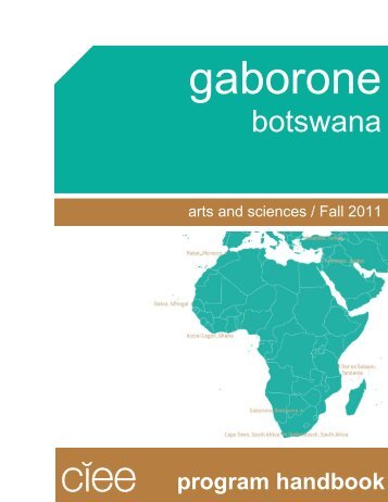 botswana - Council on International Educational Exchange