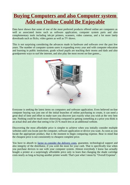 computer system with printer price