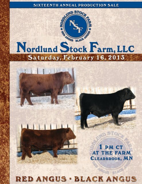 Click Here For Catalog - Nordlund Stock Farm