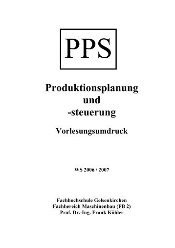 Produktionsplanung und -steuerung