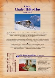 Chalet Hilty-Hus «Das Bewährte - Hotel Kirchbühl