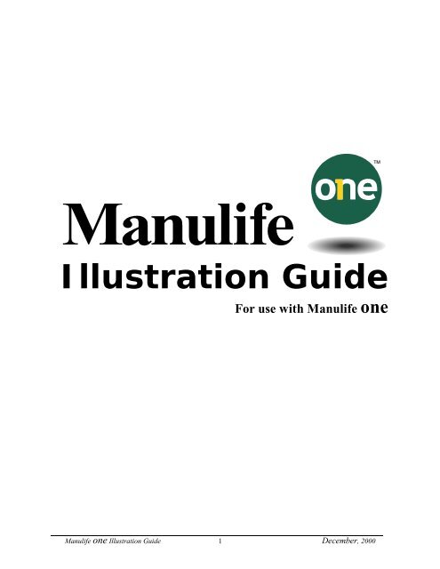 Illustration Guide - Repsource - Manulife Financial
