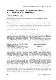 Assessing the occurrence of Vitis vinifera subsp. sylvestris (C. C. ...