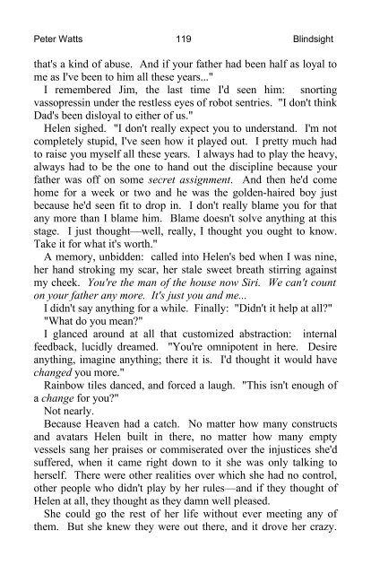 the blindsight by peter watts the blindsight by peter watts