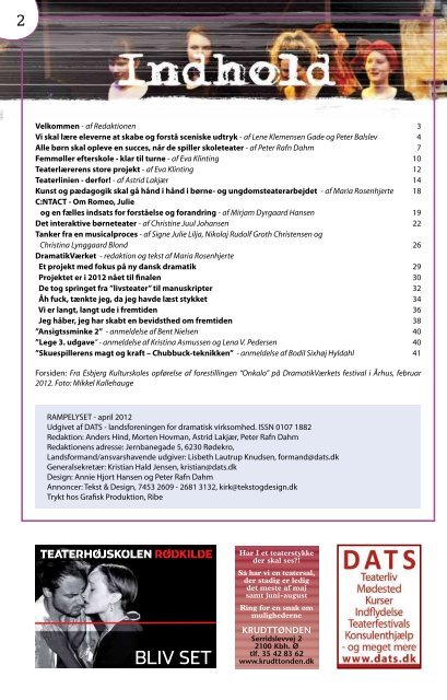 Tidsskriftet Rampelyset, april 2012 - 4 MB - DATS
