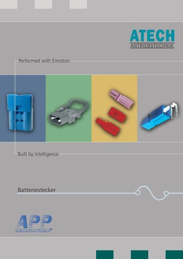 Batteriestecker - Atech Antriebstechnik