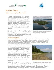 ON â Project Sheet â Sandy Island - Georgian Bay Land Trust