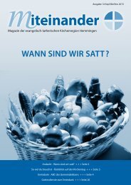 miteinander14 Sept/Okt/Nov 2013 - miteinander Hemmingen