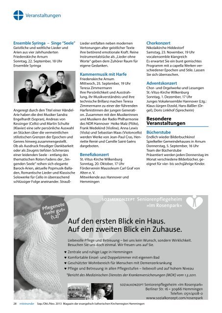 miteinander14 Sept/Okt/Nov 2013 - miteinander Hemmingen