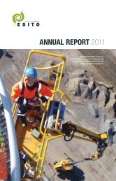 ANNUAL REPORT 2011 - ESITO
