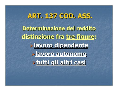 CODICE DELLE ASSICURAZIONI - Tribunale di Varese