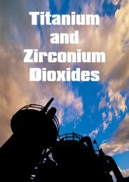 Titanium and Zirconium Dioxides - Eurosupport.nl