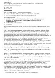 PROTOKOLL Klausurtagung v. 05.02.11 - Pfarrgemeinde St ...