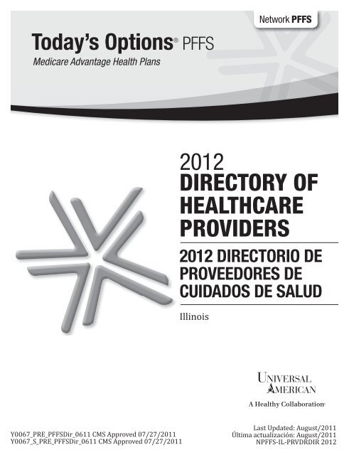 directory of healthcare providers 2012 - Universal American Medicare