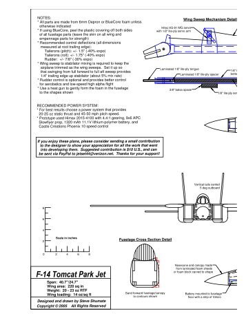 F-14 Park Jet (Assembly Drawing - RCGroups.com