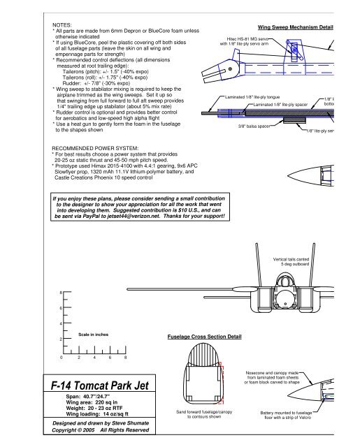 F-14 Park Jet (Assembly Drawing - RCGroups.com