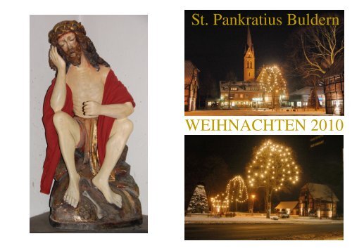 In eigener Sache - Pfarrgemeinde St. Pankratius Buldern