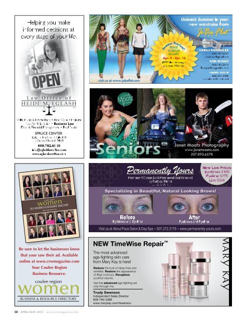 April/May - Coulee Region Women's Magazine