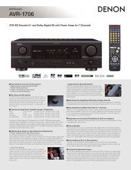 AVR-1706 - NRPavs audio video services