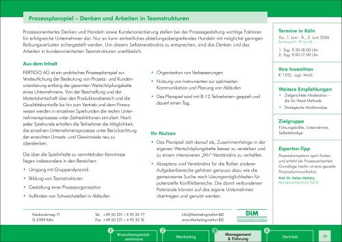 Katalog als PDF-Dokument - Deutsches Institut fÃ¼r Marketing