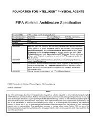 FIPA Abstract Architecture Specification