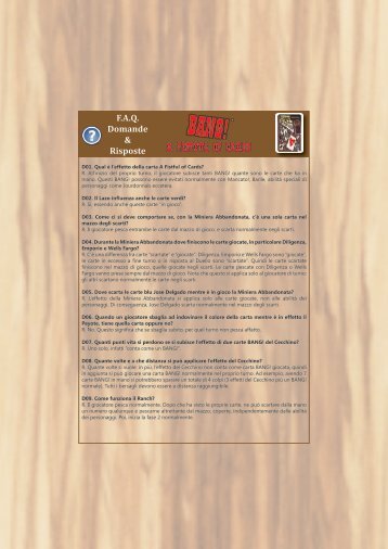 Bang! A Fistful of cards