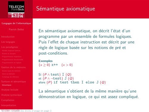 Langages de l'informatique