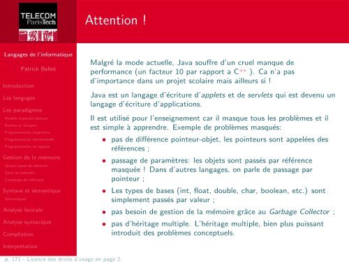 Langages de l'informatique