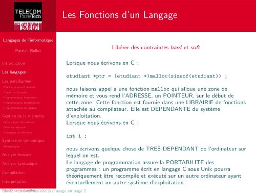 Langages de l'informatique