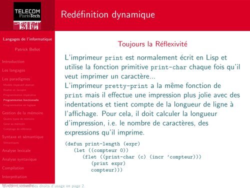 Langages de l'informatique