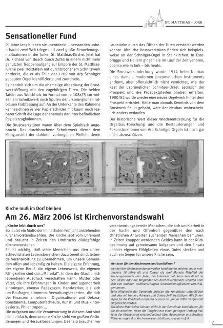 Gemeindebrief zum downloaden - Kirche Altes Land