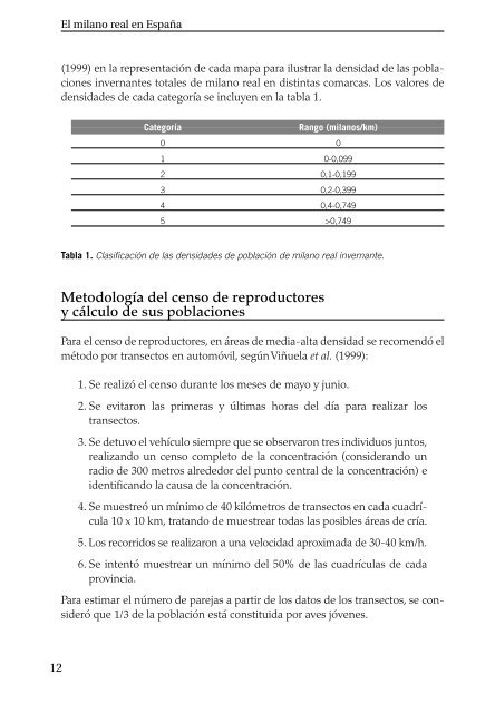 El milano real en EspaÃ±a. II Censo Nacional (2004) - SEO/BirdLife