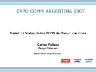 Carlos Felices - Presidente de TELECOM ARGENTINA - CICOMRA