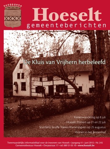 [2012] hoeselt - gemeenteberichten 245 juni.indd - Hoeselt.Be