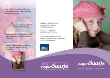 Bekijk de folder over Kanjer Guusje - St. Elisabeth Ziekenhuis