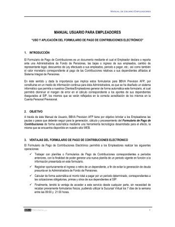 Manual Formulario Pago Contribuciones ElectrÃ³nico