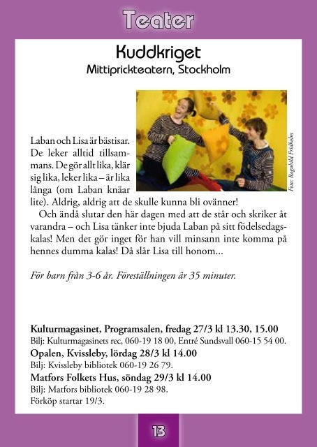 Barnkultur - Sundsvall